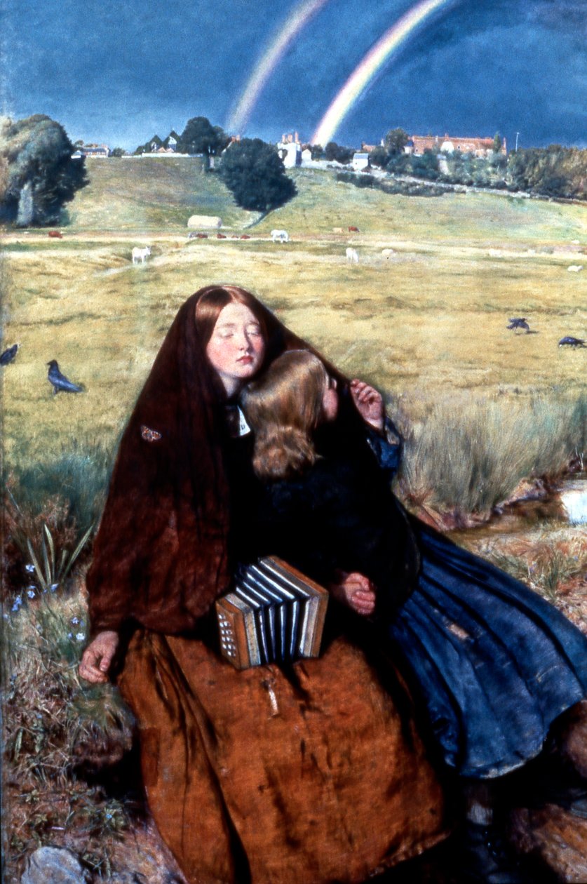 Sokea tyttö, 1856 tekijältä John Everett Millais