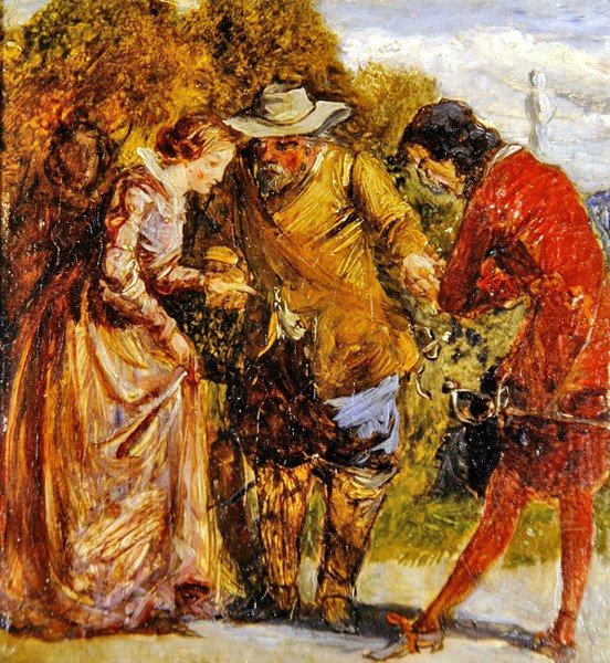 Johdanto (öljy paneelille) tekijältä John Everett Millais
