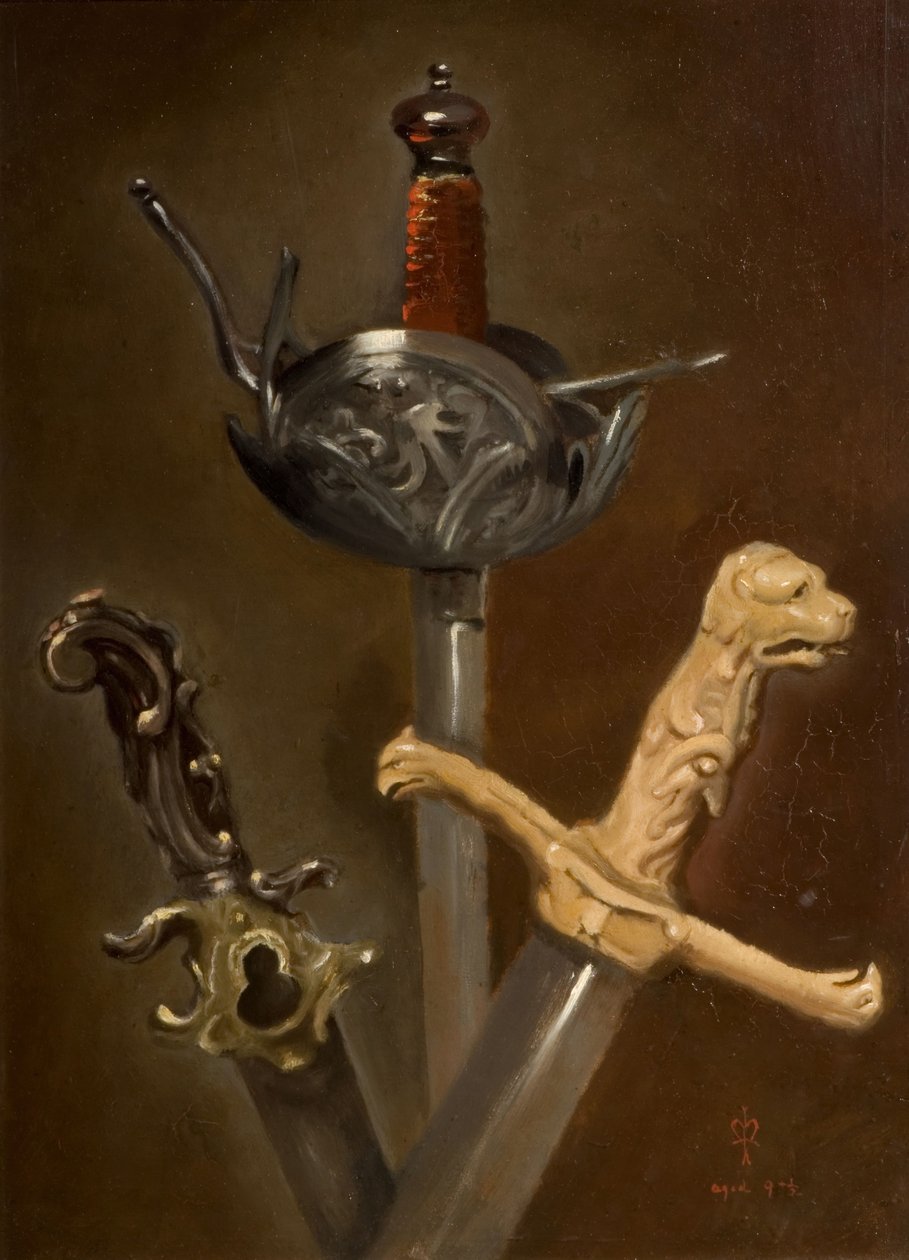 Kolme miekkapäätä, 1839. tekijältä John Everett Millais