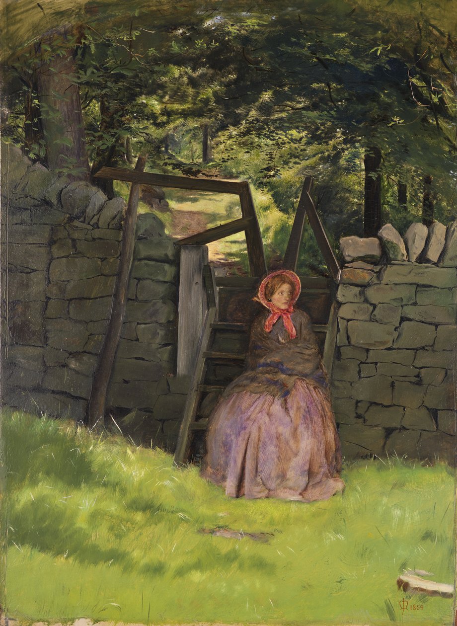 Odotan, 1854 tekijältä John Everett Millais