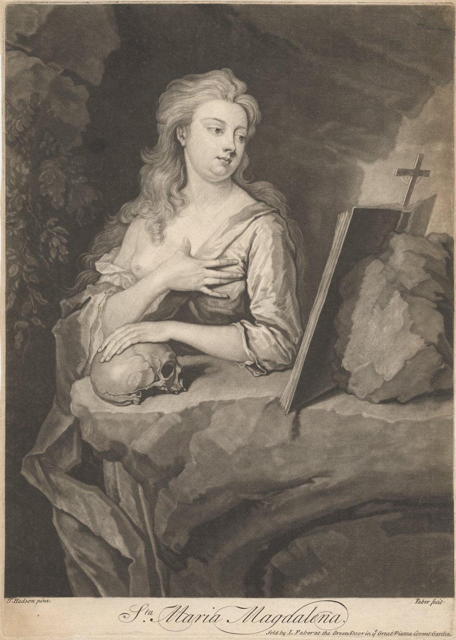 Pyhä Maria Magdalena tekijältä John Faber the younger