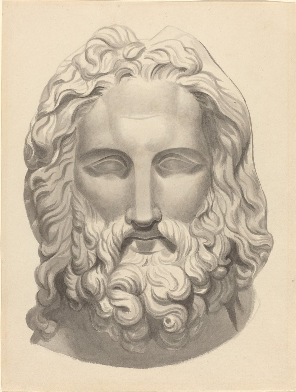 Antiikkinen partapää tekijältä John Flaxman