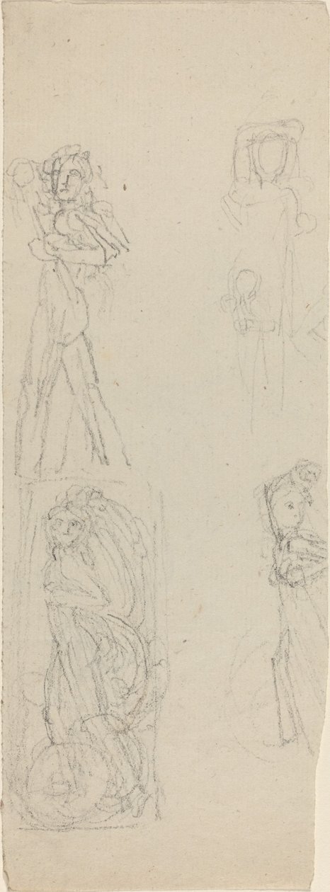 Tutkimusarkki [recto and verso] tekijältä John Flaxman