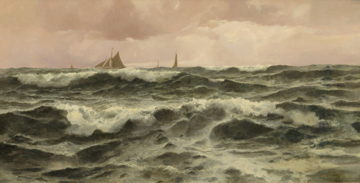Off Folkestone, 1886 tekijältä John Fraser