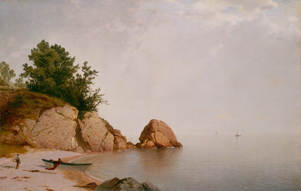Ranta Beverlyssä, c. 18691872. tekijältä John Frederick Kensett