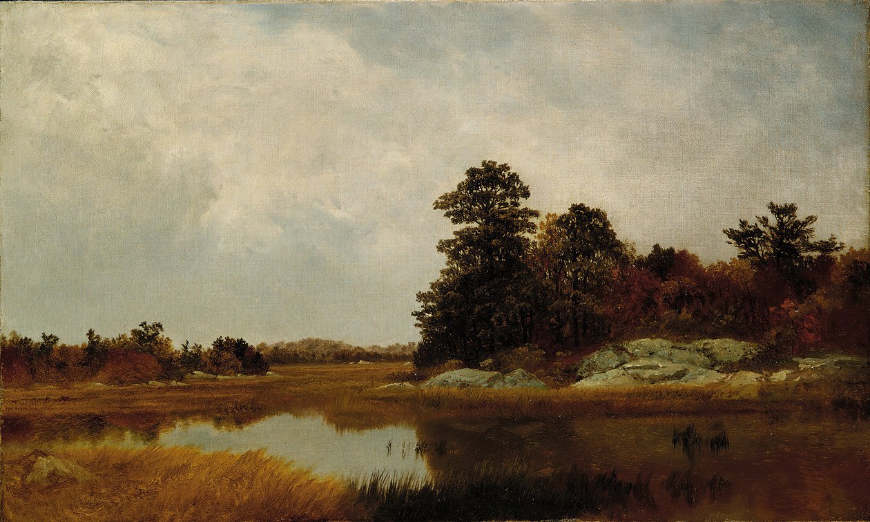 lokakuuta suoalueella, 1872. tekijältä John Frederick Kensett