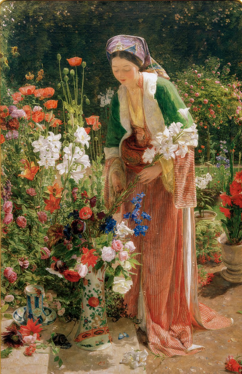Beisin puutarhassa tekijältä John Frederick Lewis