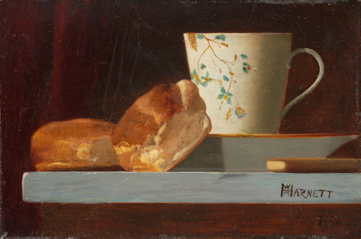 Aamiainen, c. 1890-luku. tekijältä John Frederick Peto