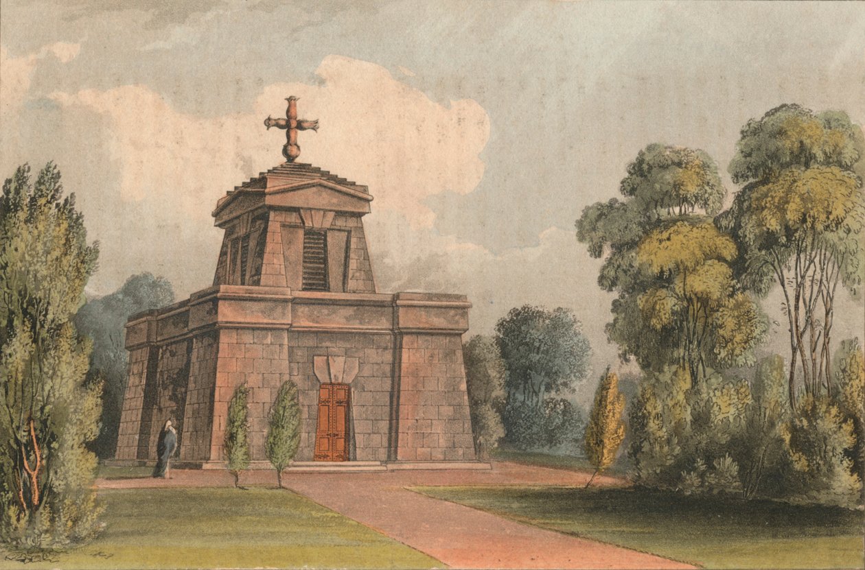 Trenthamin mausoleumi, 1824. tekijältä John Gendall