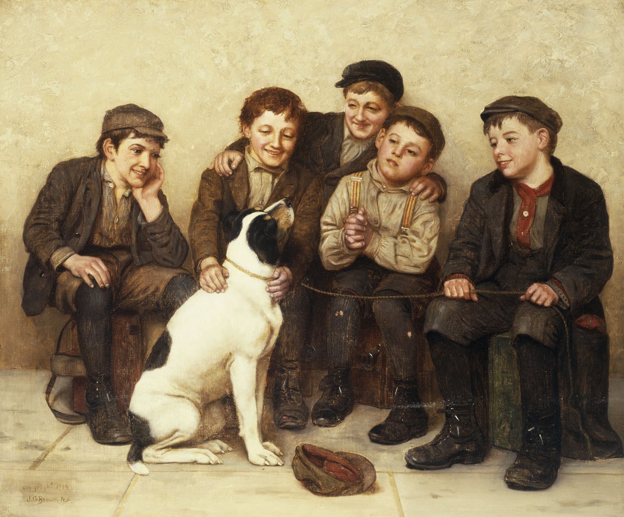 Hyvissä käsissä, 1909 tekijältä John George Brown