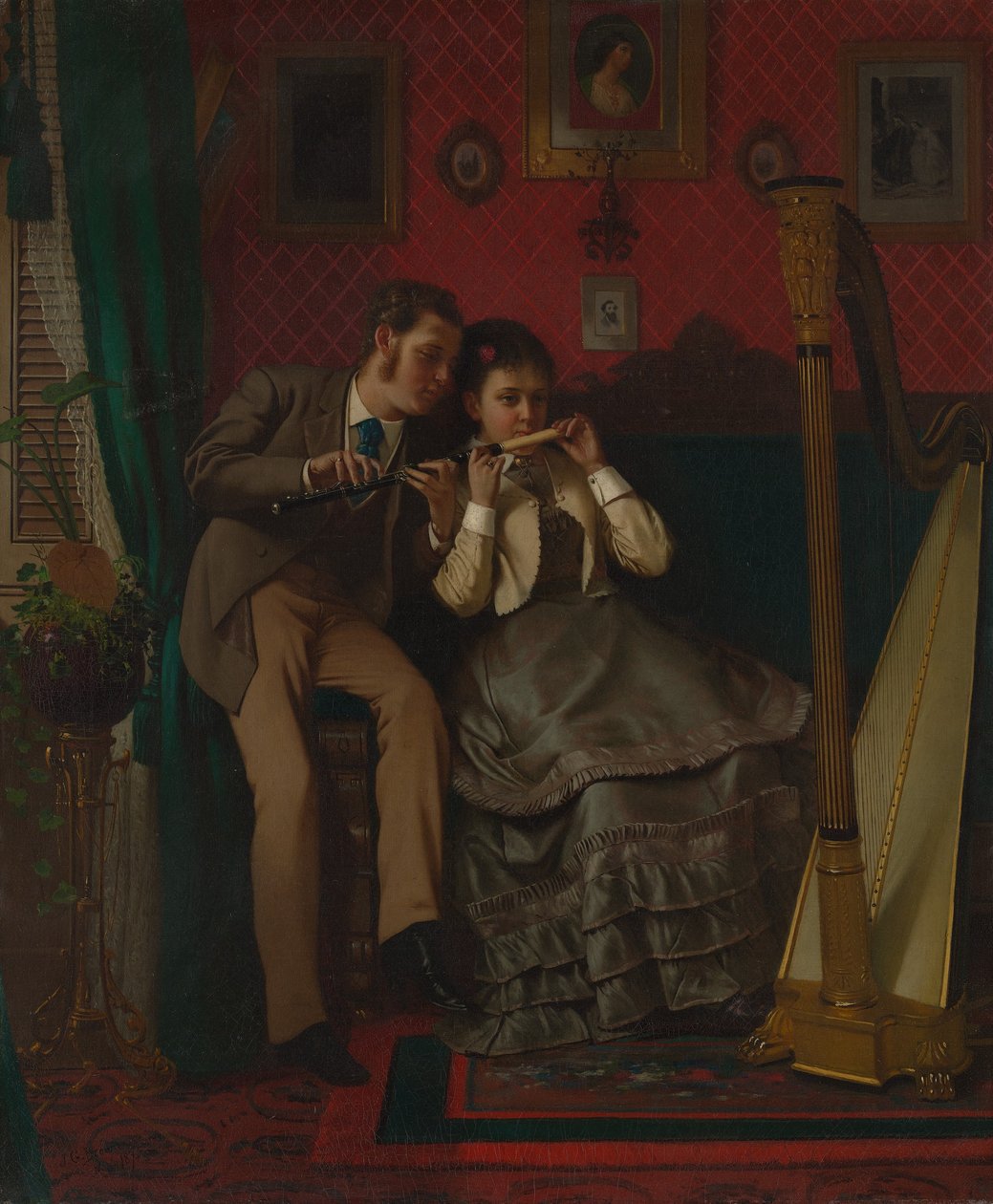 Musiikkitunti, 1870. tekijältä John George Brown
