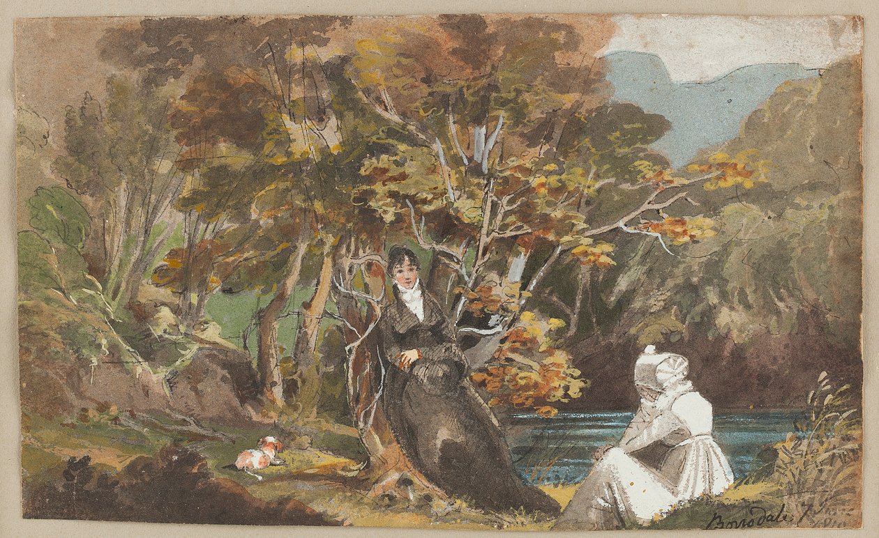 Borrowdale, 1810 (wc paperille) tekijältä John Harden