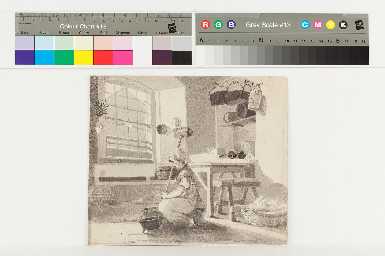 Scullery, Brathay (muste paperille) tekijältä John Harden