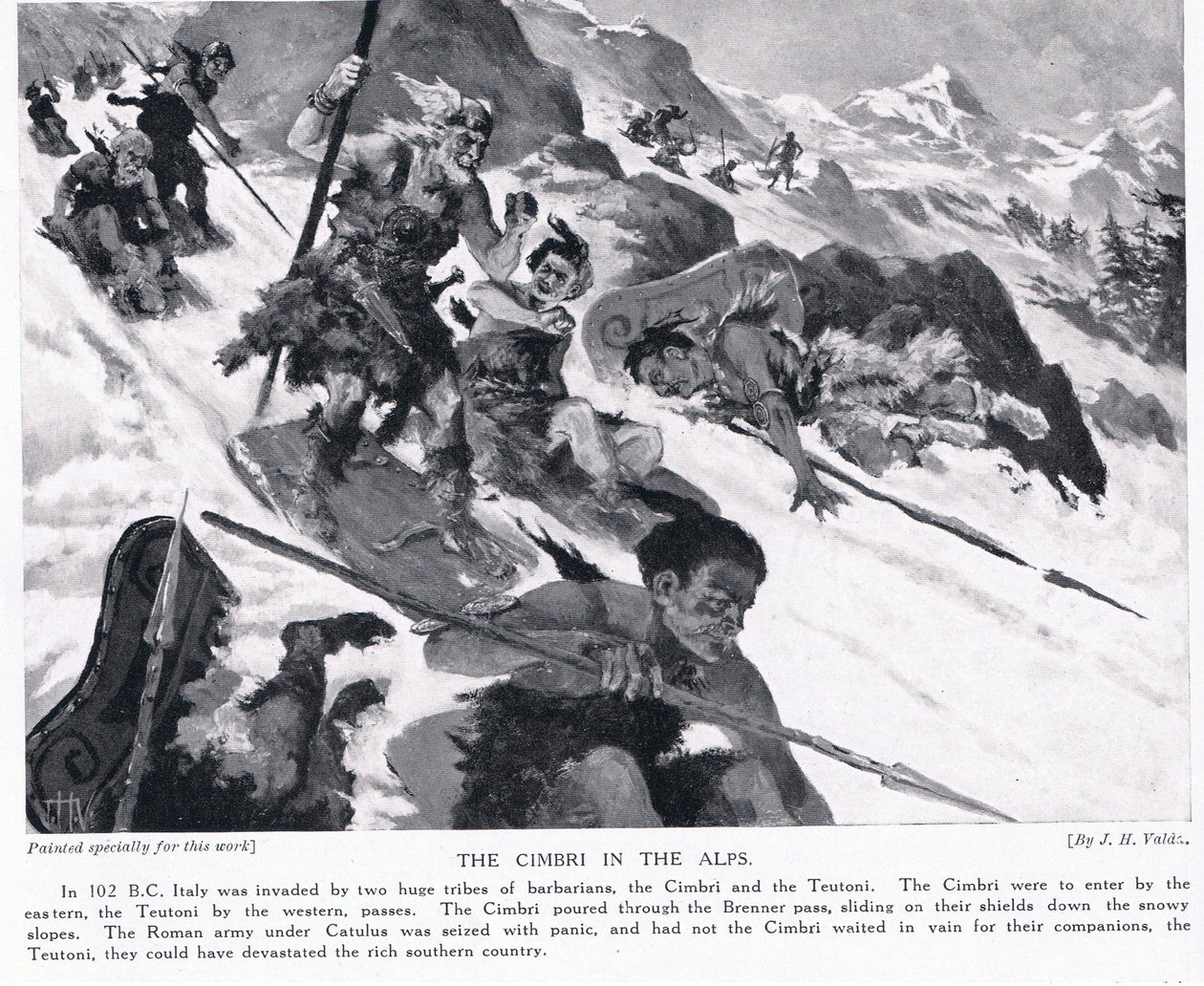 Cimbri Alpeilla tekijältä John Harris Valda