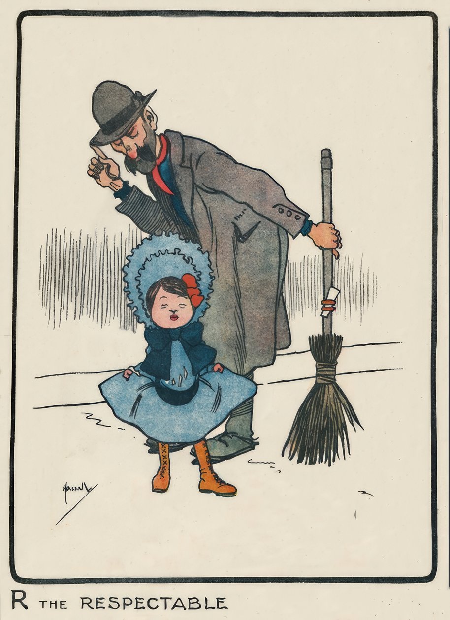 R The Respectable / J.Hassall / Zeichnung, 1903 tekijältä John Hassall