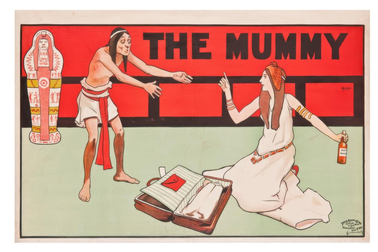 "Muumio" / J. Hassall / juliste, 1896 tekijältä John Hassall