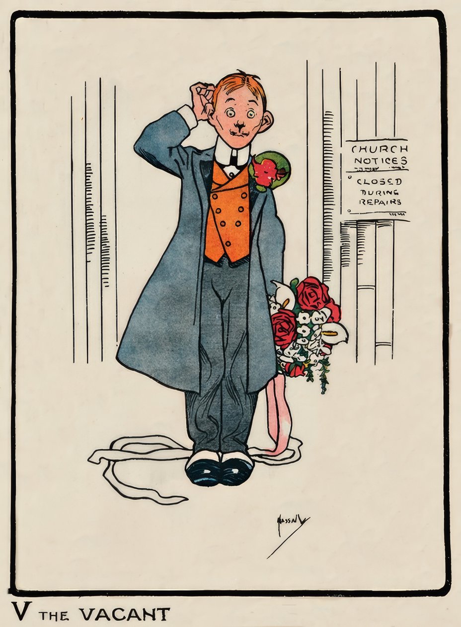 V vapaa / J. Hassall / piirustus, 1903 tekijältä John Hassall