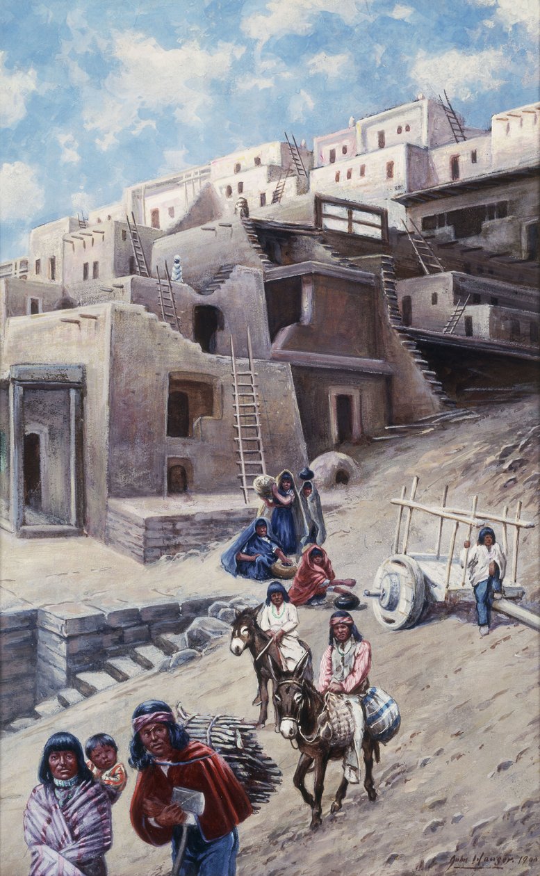 Pueblo Village, 1900 tekijältä John Hauser