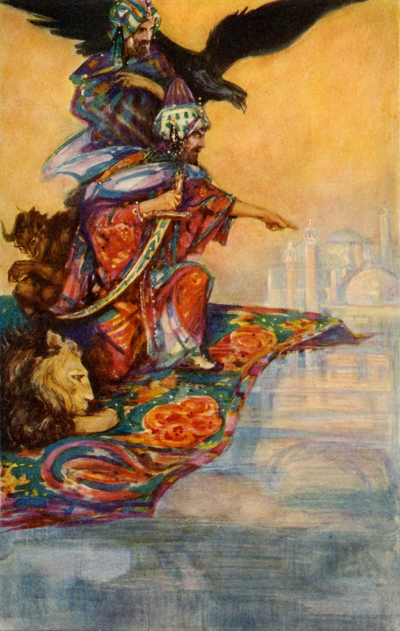 Solomon näkee salaperäisen palatsin, 1928. tekijältä John Henry Amshewitz