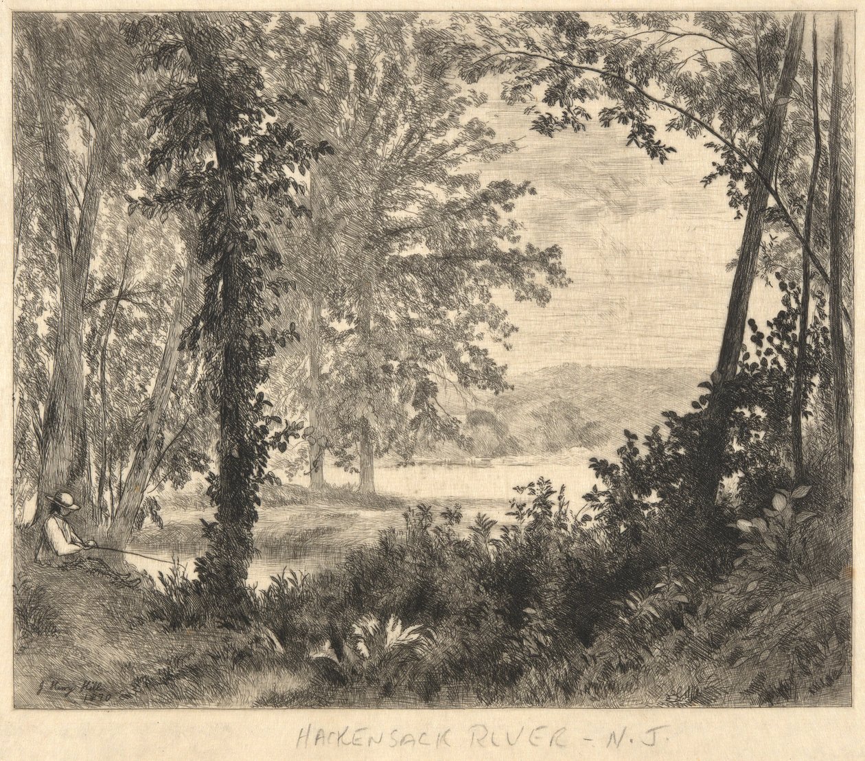 Hackensack River, New Jersey tekijältä John Henry Hill