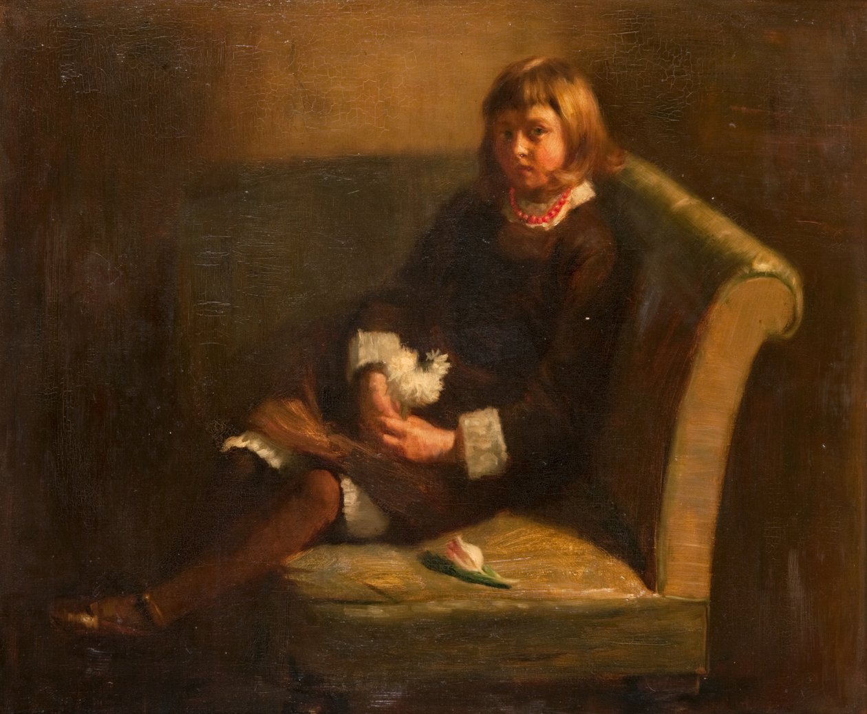 Mollie, n. 1880 (öljy kankaalle) tekijältä John Henry Lorimer
