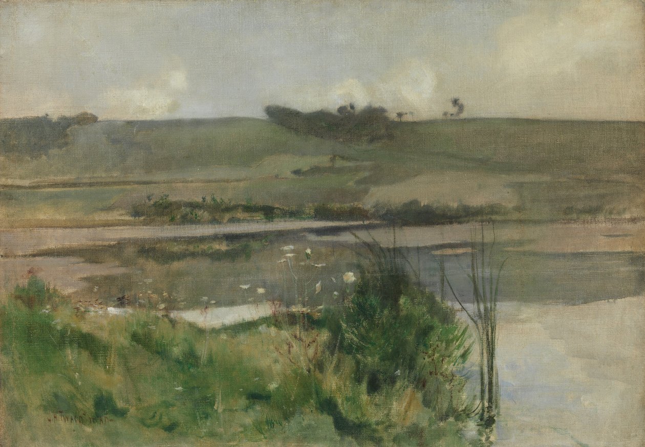 Arques-la-Bataille, n. 1884. tekijältä John Henry Twachtman