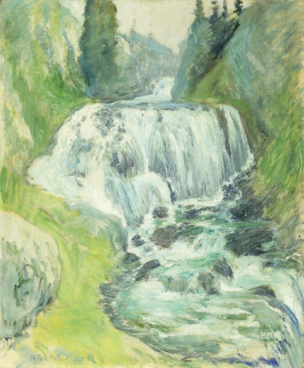 Kaskadit, tekijältä John Henry Twachtman