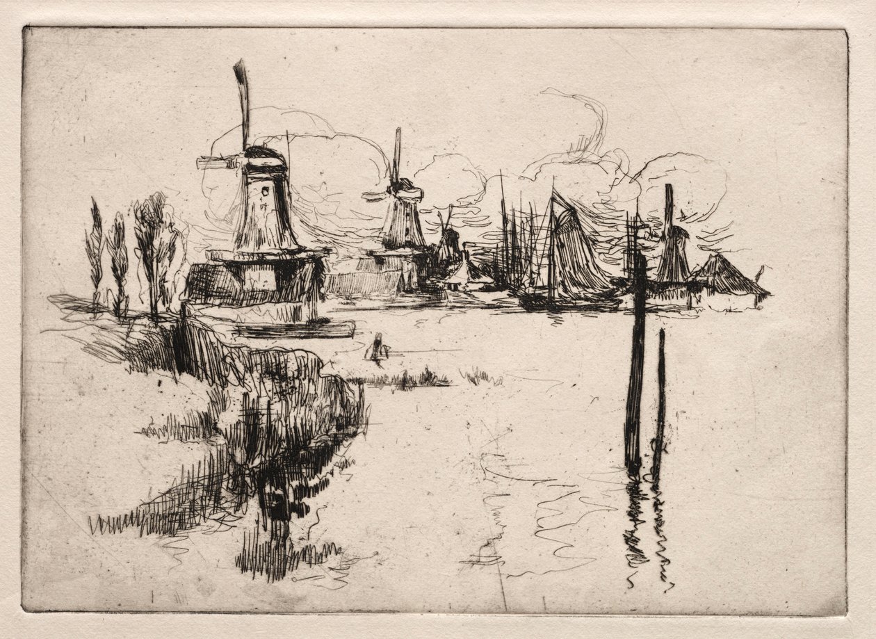 Dordrecht. tekijältä John Henry Twachtman