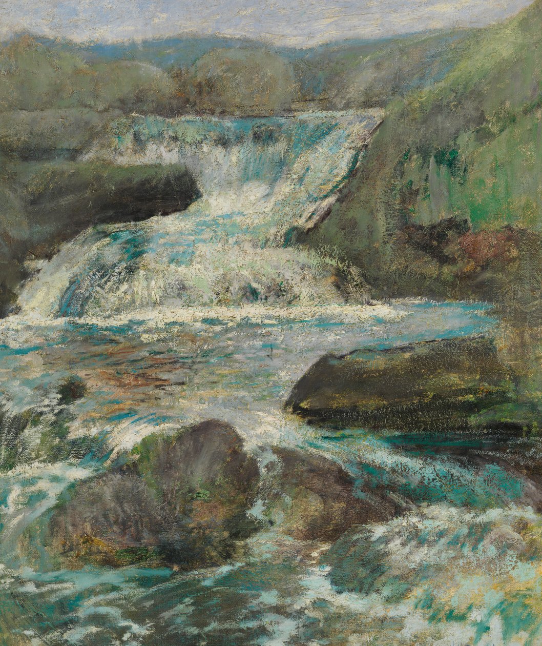 Horseneck Falls, n. 1889-1900. tekijältä John Henry Twachtman