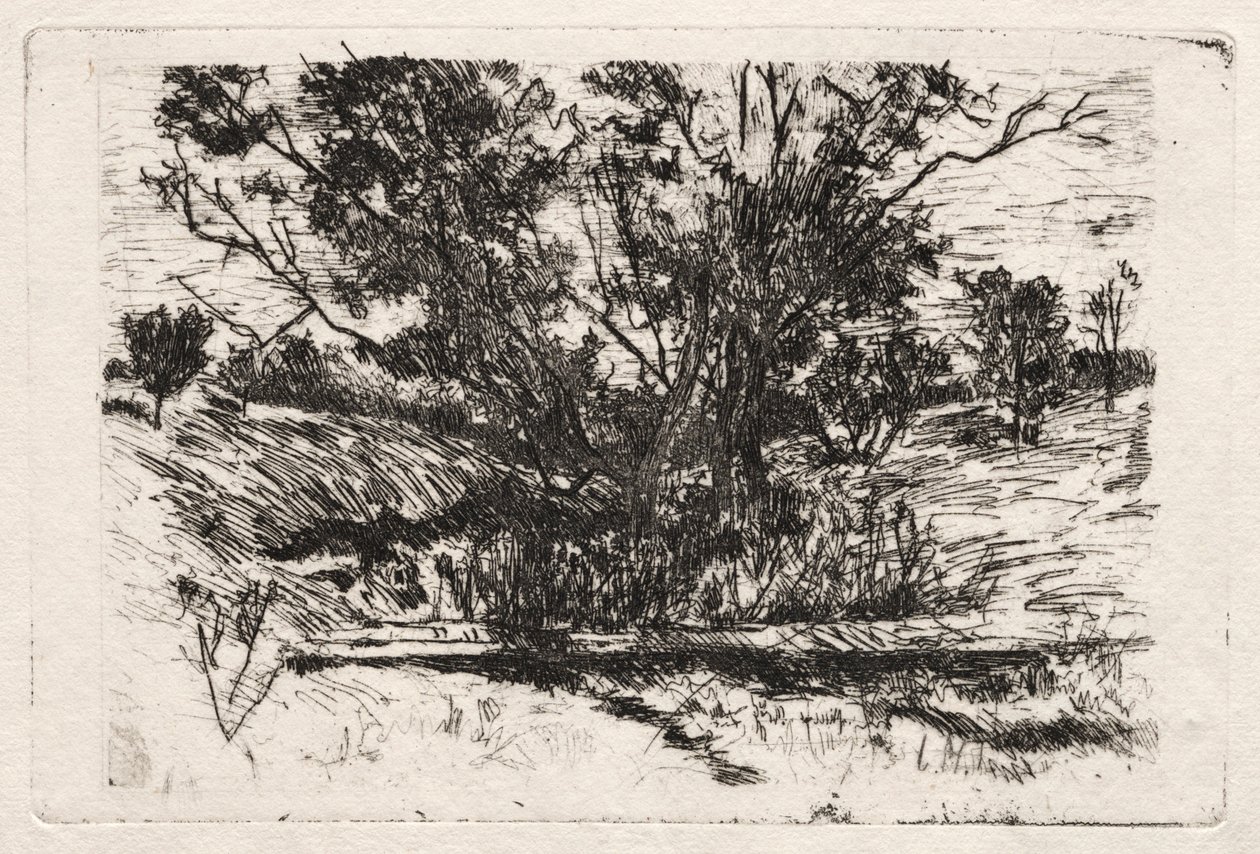 Maisema lähellä Cincinnatia tekijältä John Henry Twachtman