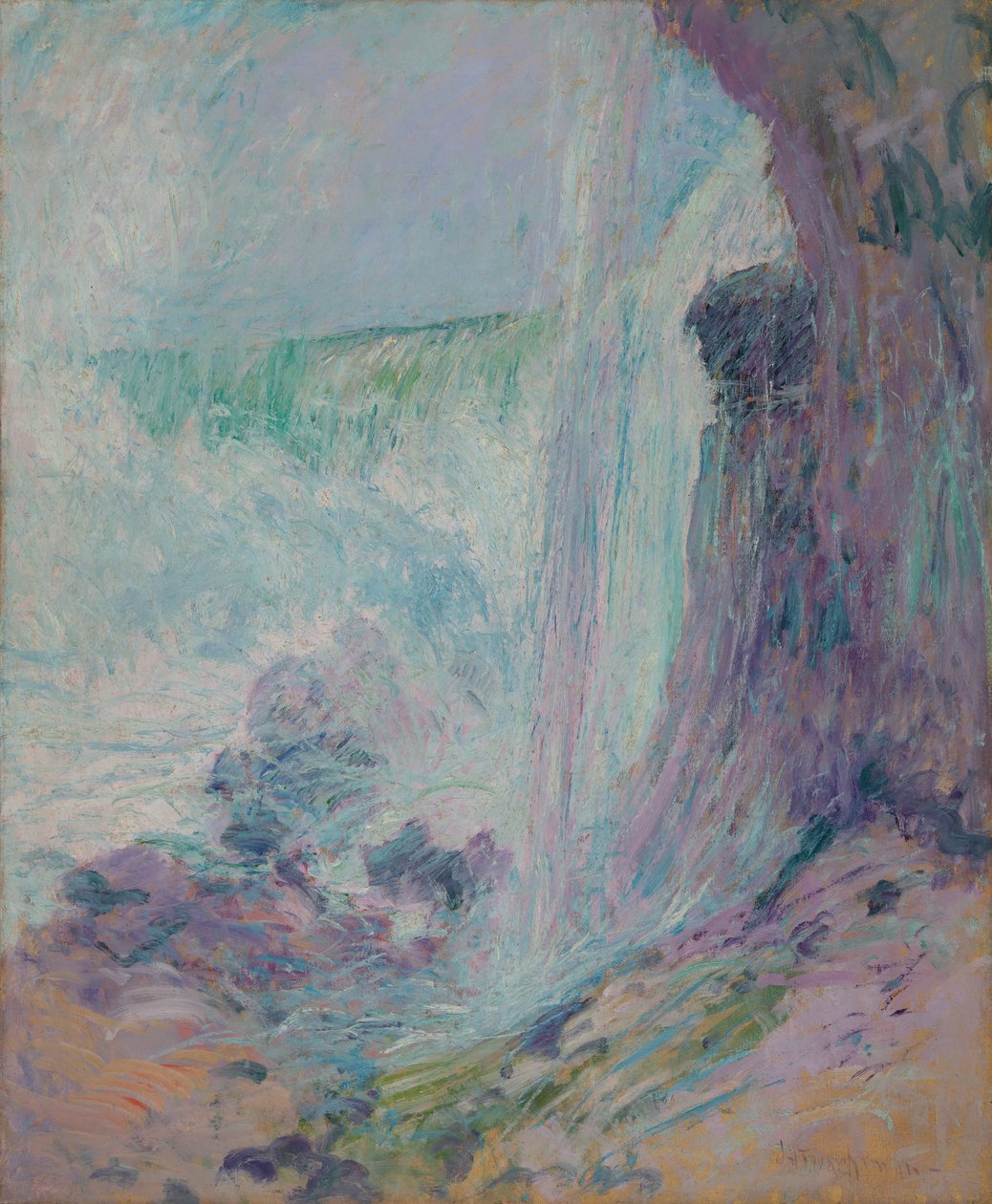 Niagaran putoukset, n. 1894. tekijältä John Henry Twachtman
