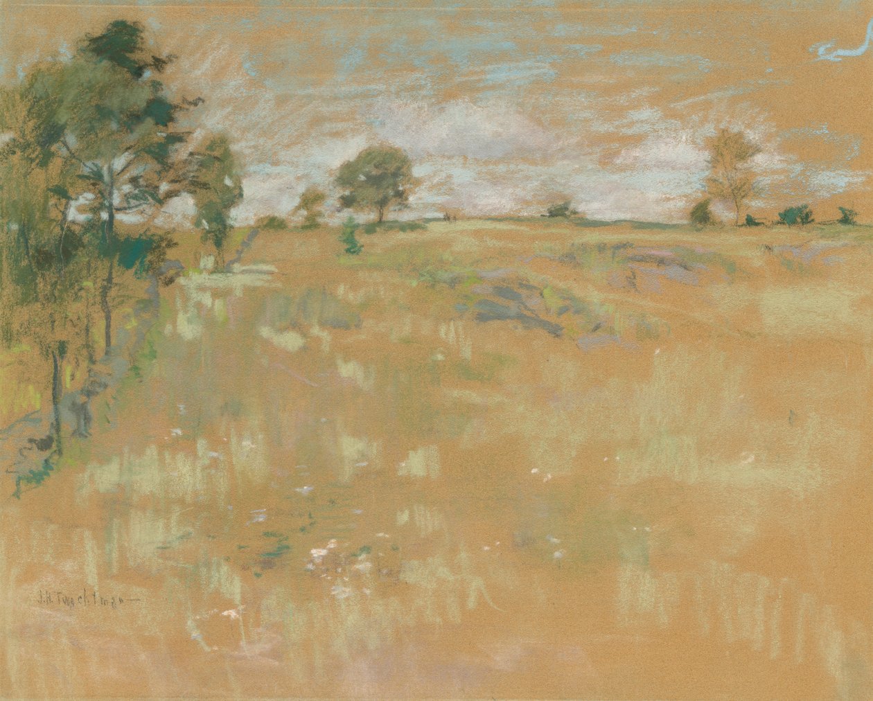 Laitumet, Greenwich, Connecticut, c. 1890-1900. tekijältä John Henry Twachtman