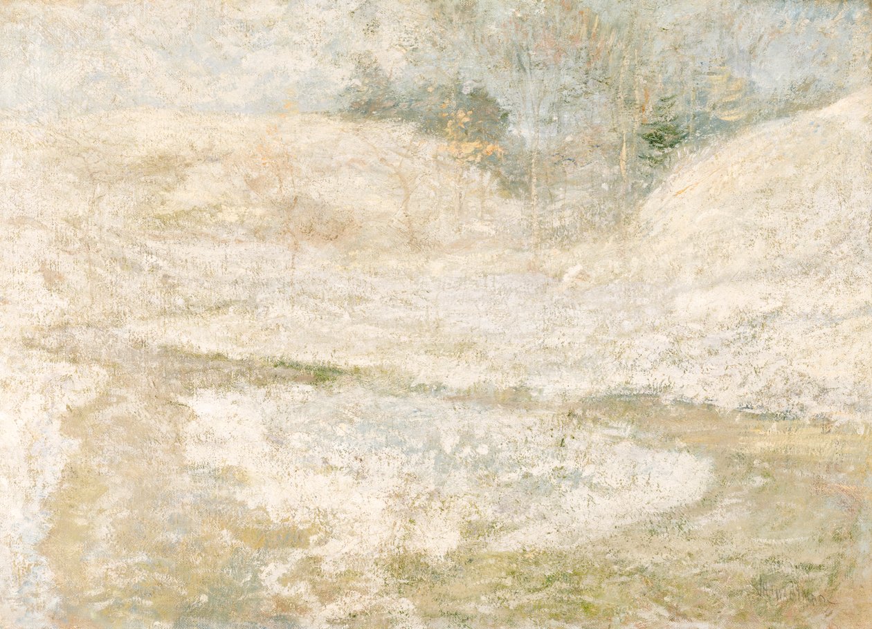 Brook, Greenwich, Connecticut, n. 1890-1900. tekijältä John Henry Twachtman