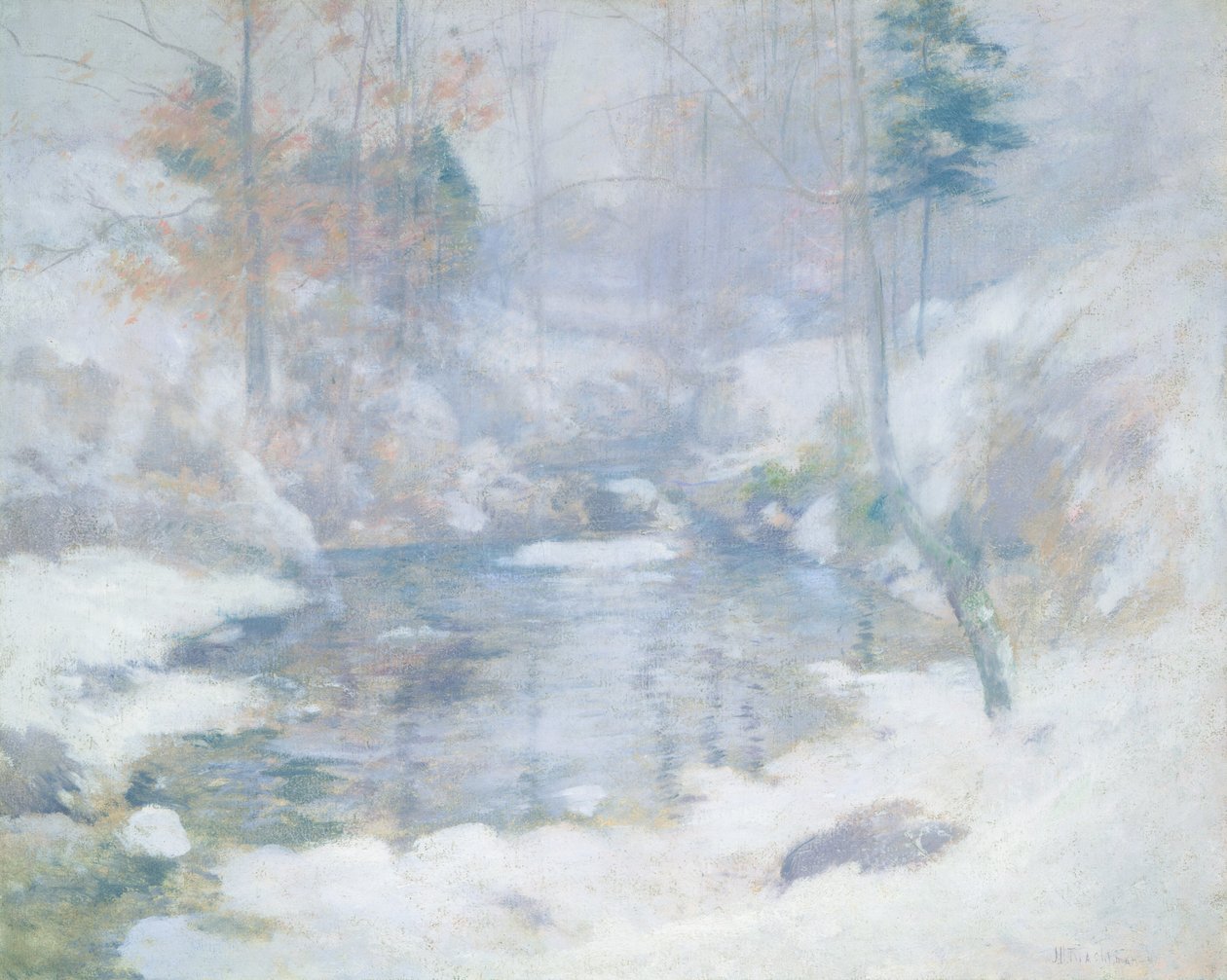 Winter Harmony, c. 18901900. tekijältä John Henry Twachtman