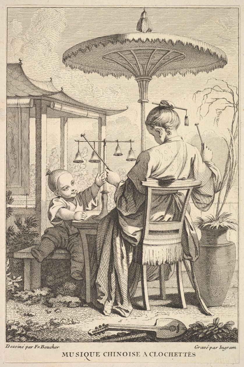 Kiinalainen kellomusiikki, 1741-63. tekijältä John Ingram