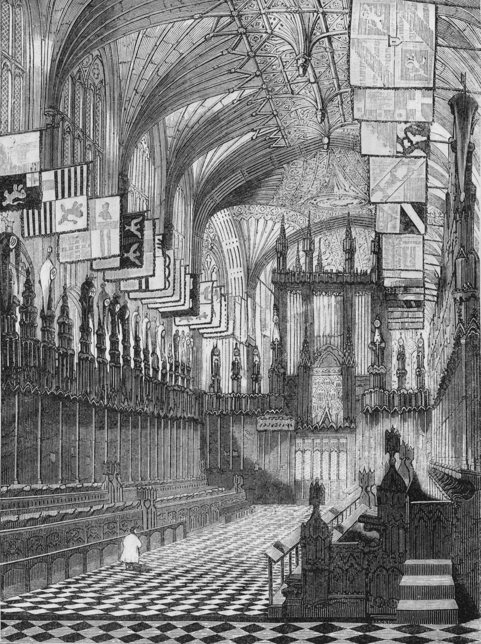 St. Georges Chapel, Windsor, 1845 tekijältä John Jackson