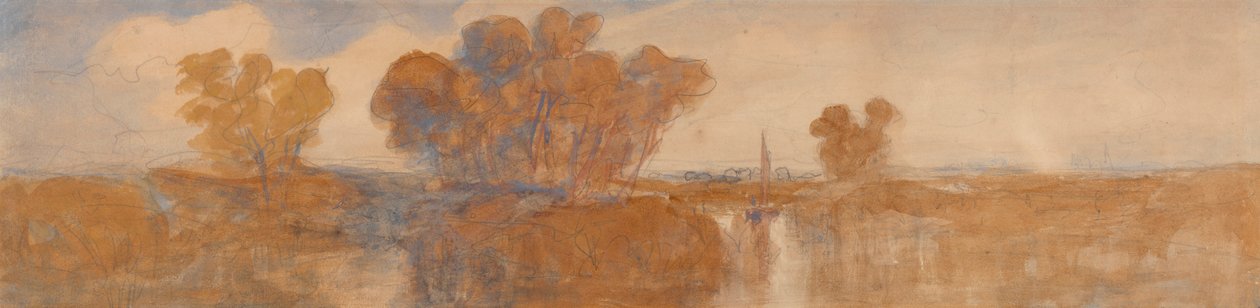 Kaukainen näkymä Norwichiin tekijältä John Joseph Cotman