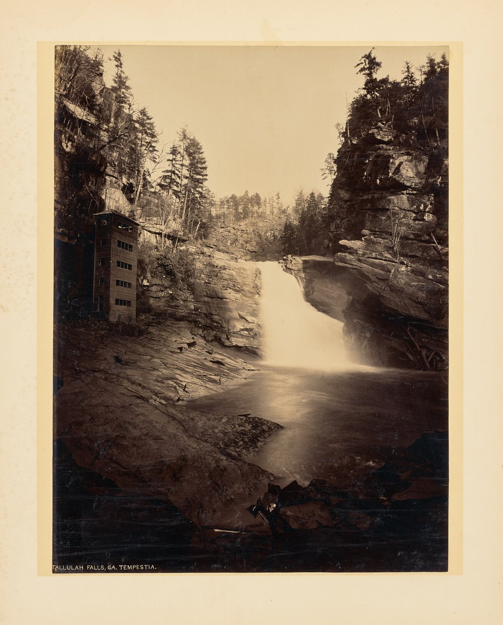 Tallulah Falls, Georgia. Tempestia. tekijältä John K. Hillers