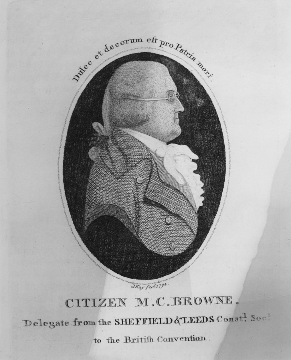 Kansalainen M.C.Browne, 1794 tekijältä John Kay