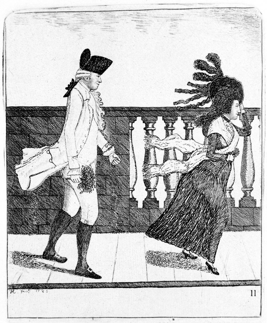 James Graham, skotlantilainen pukkilääkäri, 1795. tekijältä John Kay