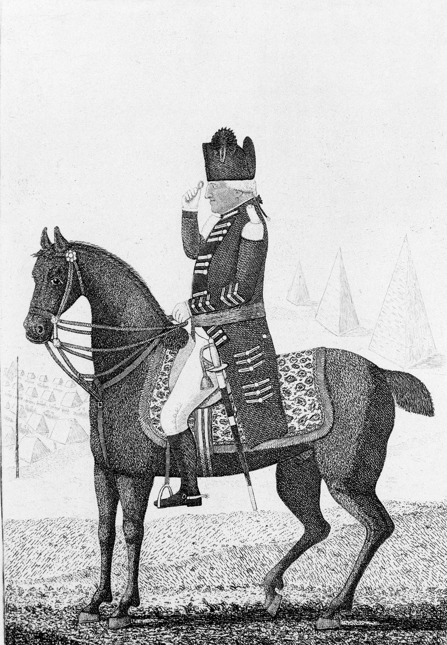 Ralph Abercromby 1734-1801, skotlantilainen kenraali, 1801 tekijältä John Kay