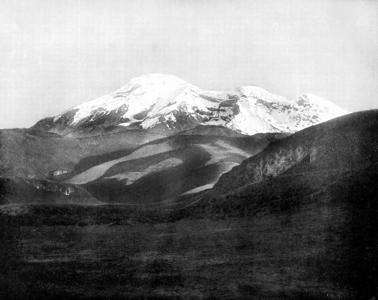 Mount Chimborazo, Ecuador, 1893. tekijältä John L. Stoddard