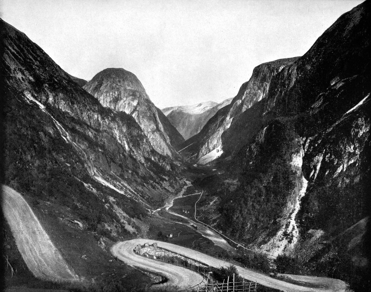 Naerodal Pass, Norja, 1893. tekijältä John L. Stoddard