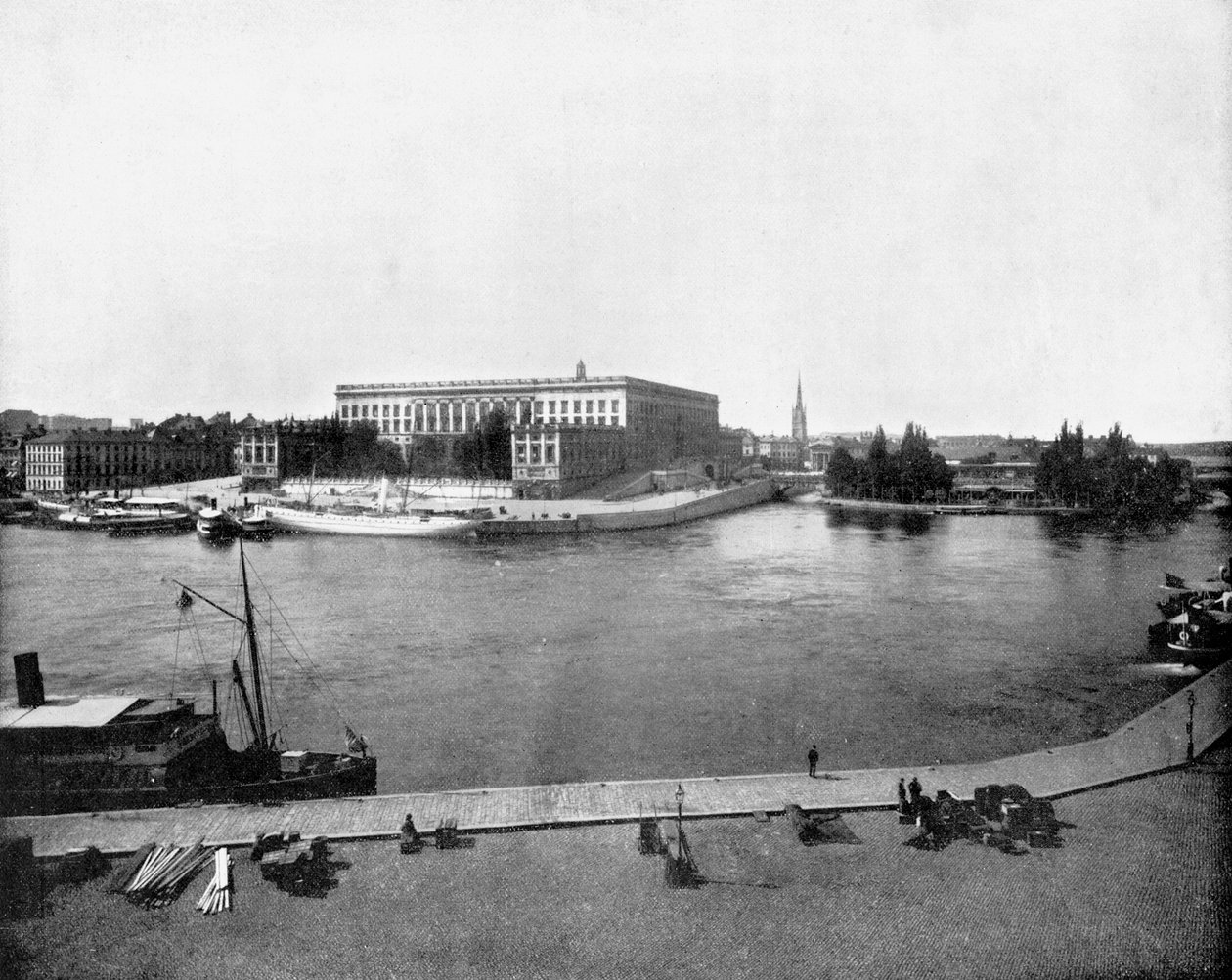 Kuninkaanlinna, Tukholma, Ruotsi, 1893. tekijältä John L. Stoddard