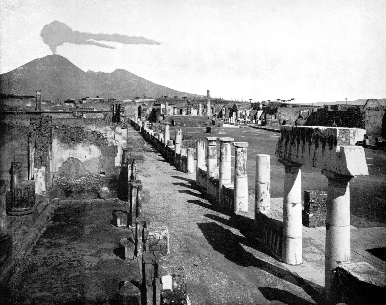 Forum, Pompei, Italia, 1893. tekijältä John L. Stoddard