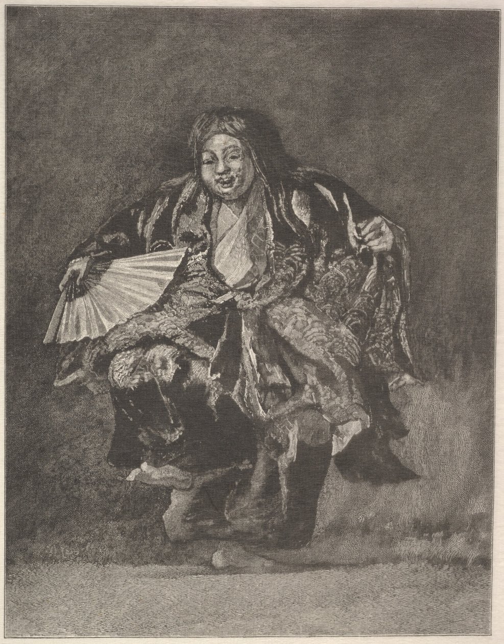 Noh Dancer, n. 1886. tekijältä John La Farge