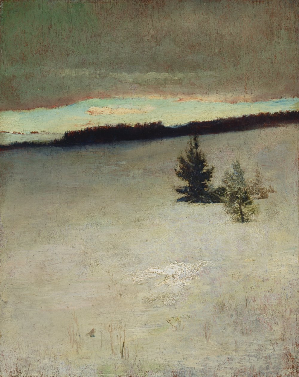 Snow Field, Aamu, Roxbury tekijältä John La Farge