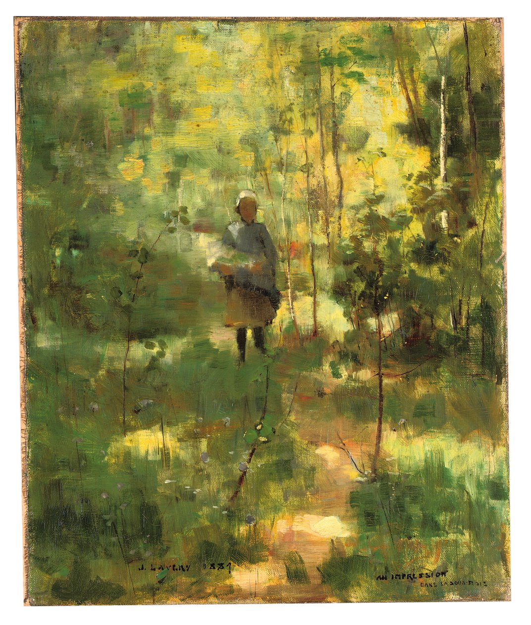 Vaikutelma Undergrothissa tekijältä John Lavery