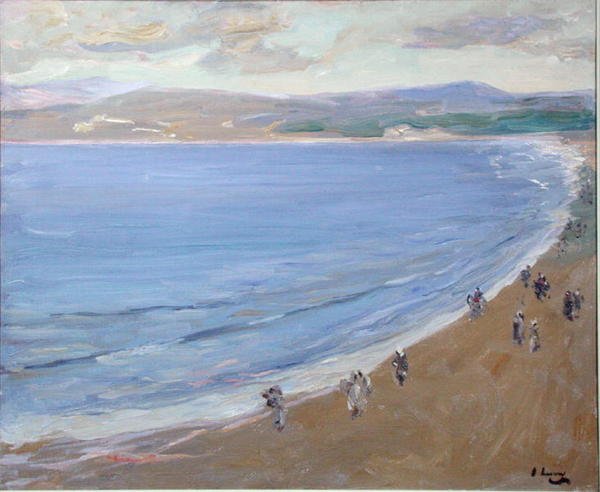 Ranta, Tanger (öljy kankaalle) tekijältä John Lavery