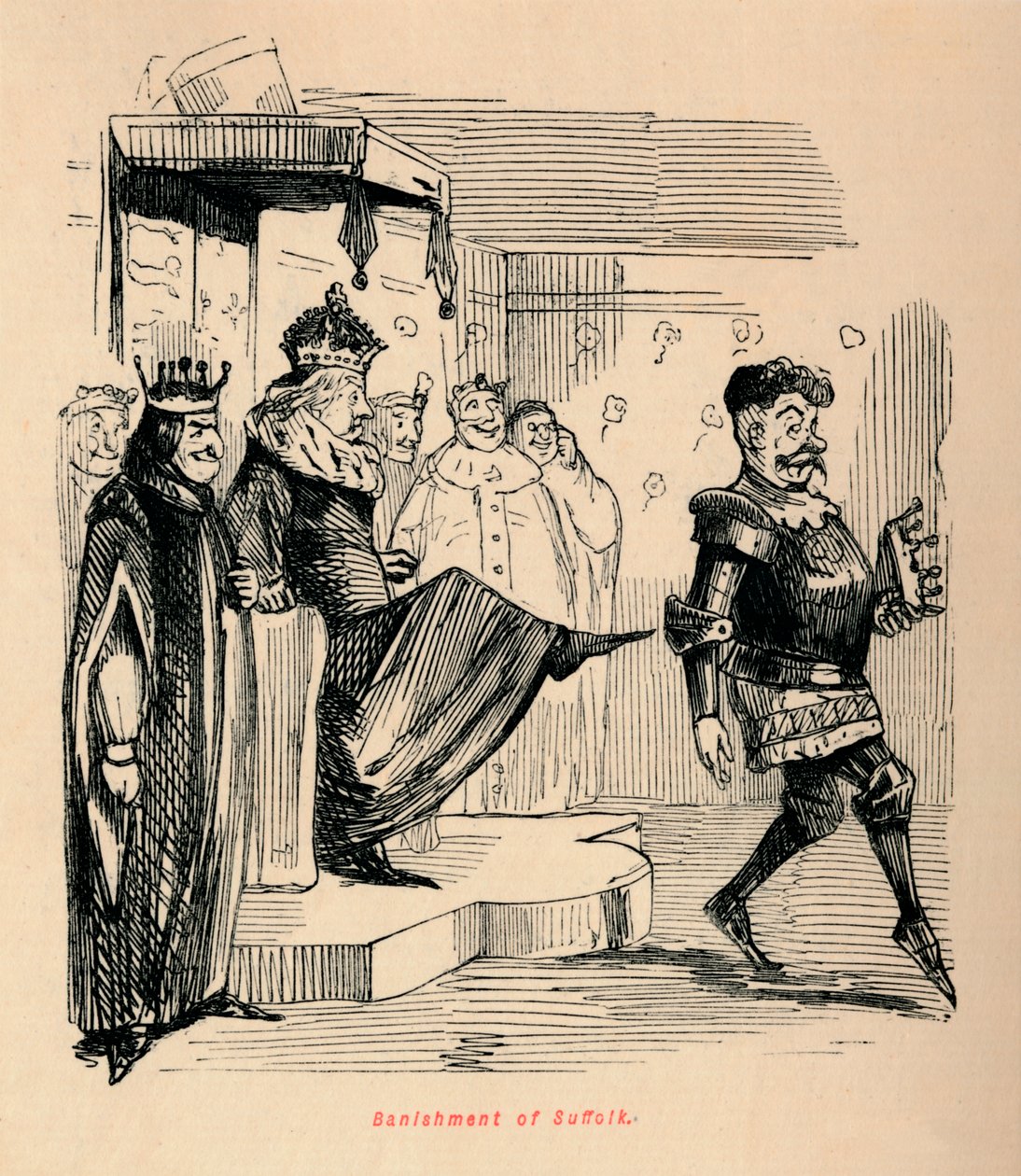 Suffolkin karkottaminen, tekijältä John Leech